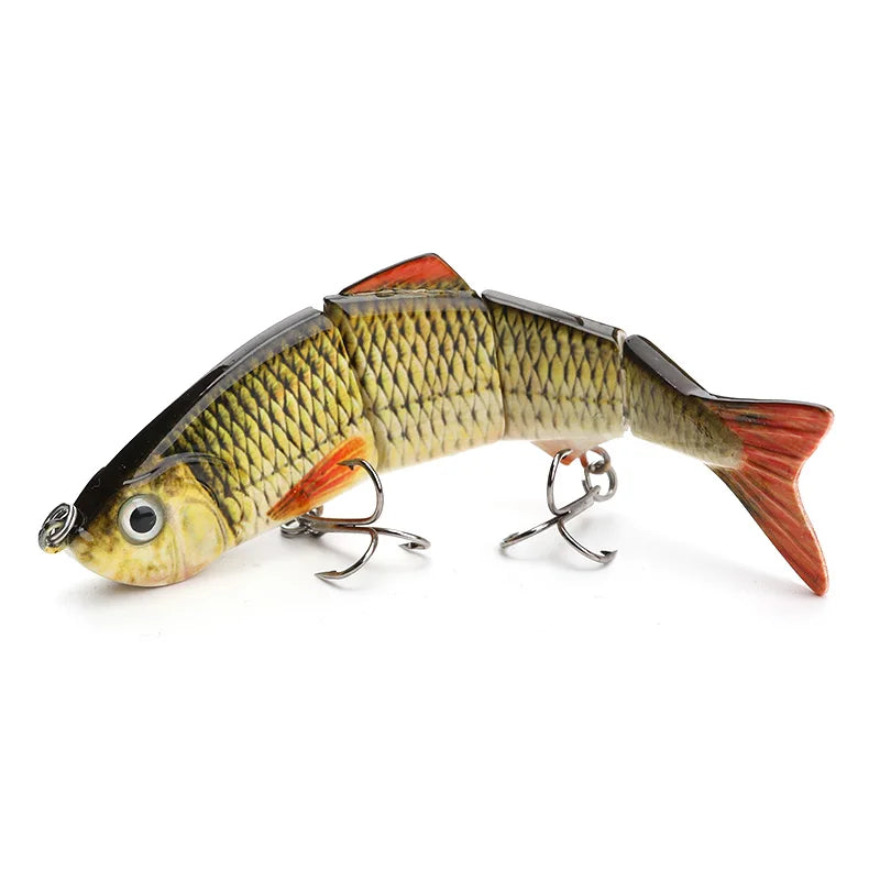 VTAVTA 12cm 16g Lifelike 4 Segments Joint Bait Artificial Fishing Lure Sinking Wobblers For Pike Swimbait Crankbaits Fishing