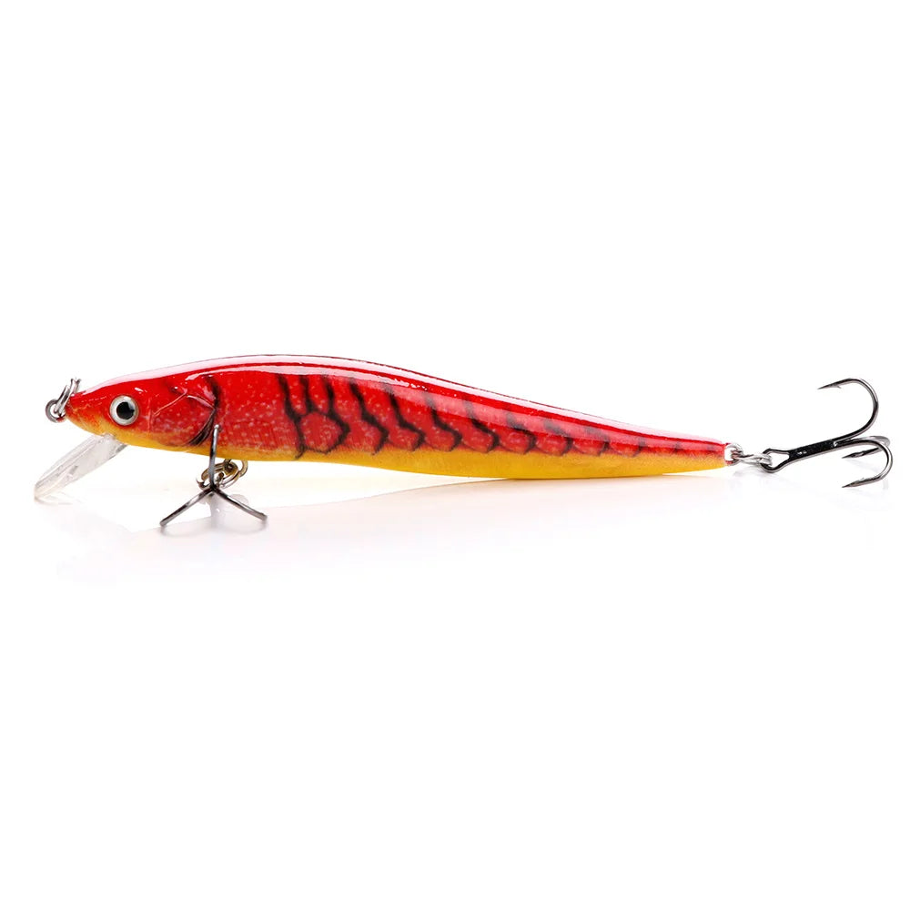 VTAVTA 8.5cm 6.5g Floating Wobblers Minnow Fishing Lures Crankbait Hard Bait for Fish Lure Pike Fishing Equipment Black Minnow