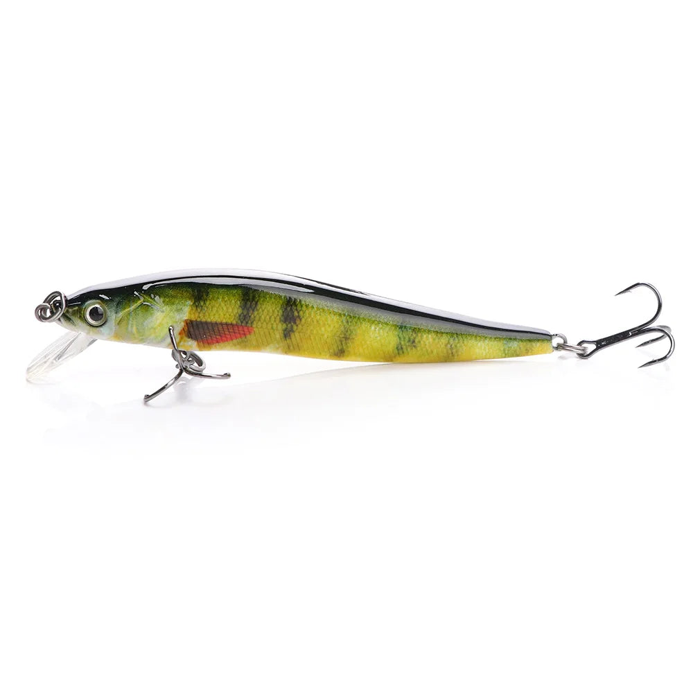 VTAVTA 8.5cm 6.5g Floating Wobblers Minnow Fishing Lures Crankbait Hard Bait for Fish Lure Pike Fishing Equipment Black Minnow