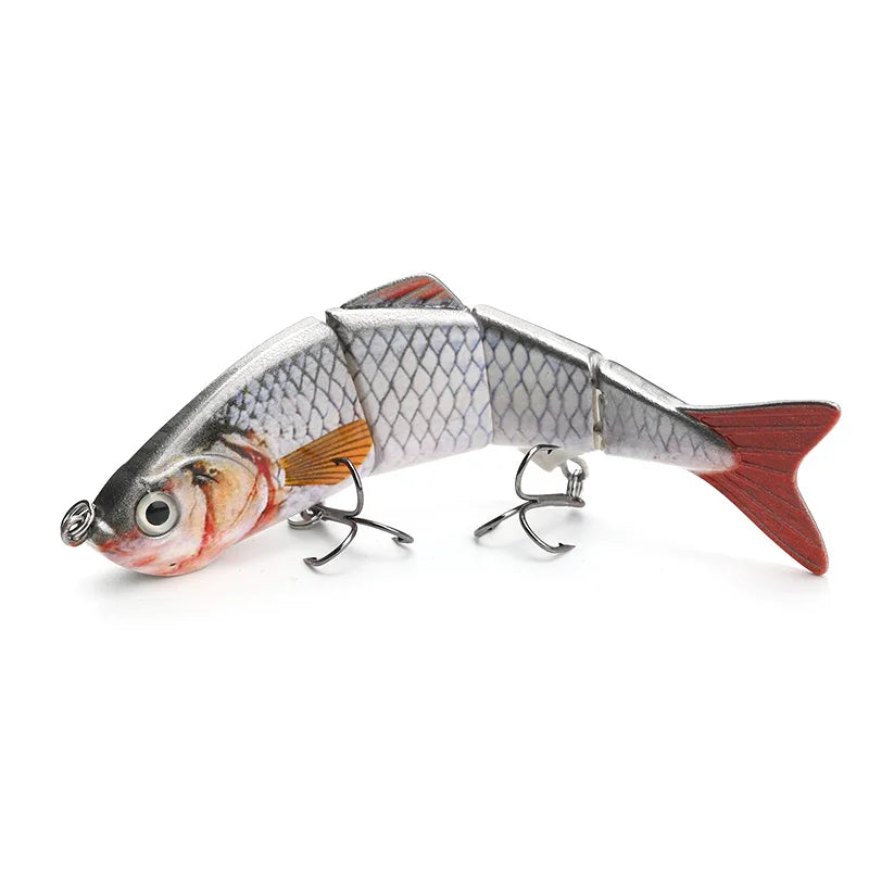 VTAVTA 12cm 16g Lifelike 4 Segments Joint Bait Artificial Fishing Lure Sinking Wobblers For Pike Swimbait Crankbaits Fishing