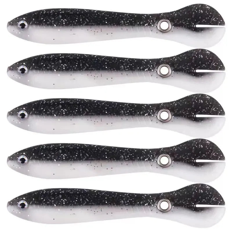 5pcs Fishing Soft Lure Plastic Baits 2g/6g Bionic Fishing Bait Outdoor Fishing Supplies Soft Bait Fake Bait