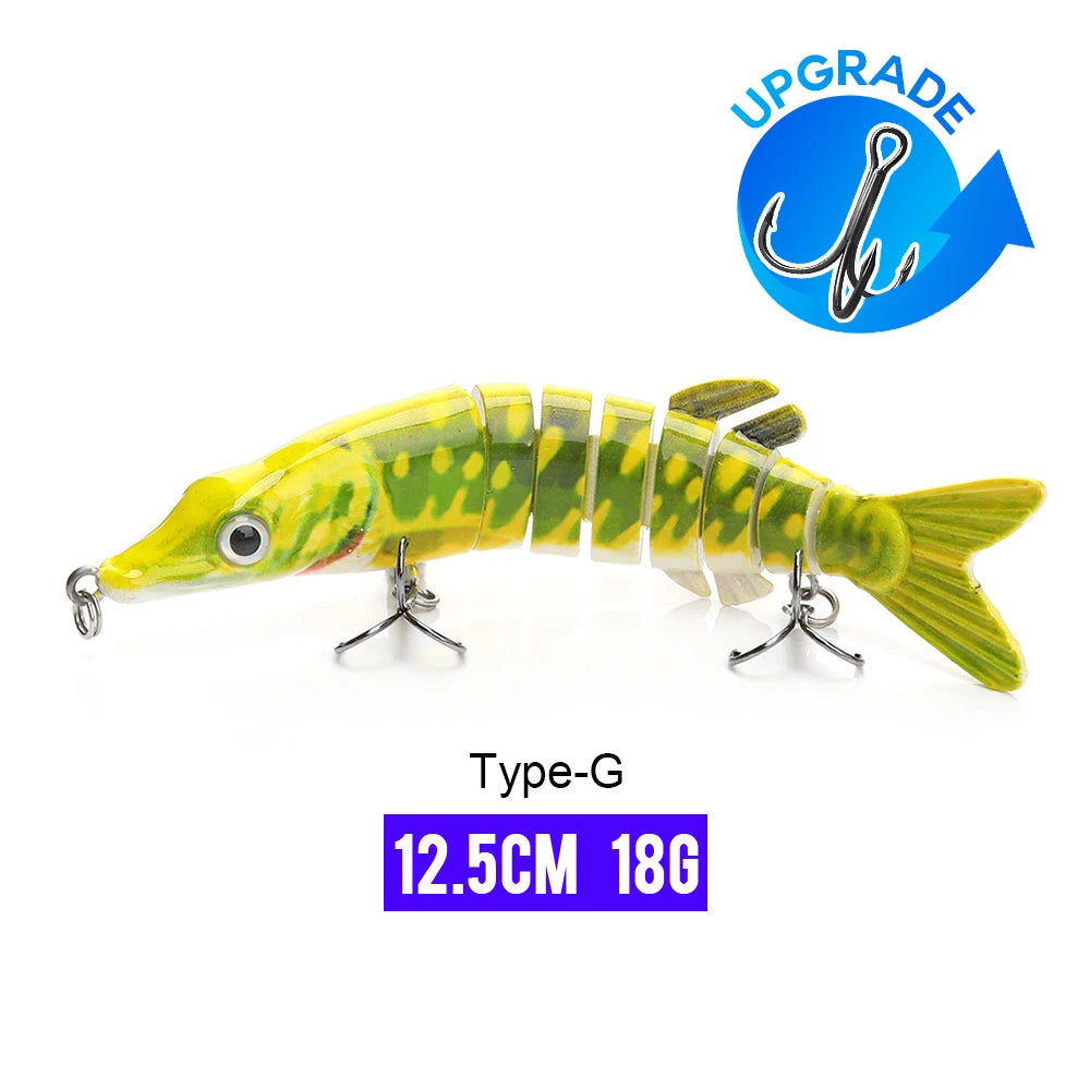 Multi-Segment Sinking Crankbait – Precision-Engineered Swimbait for Optimal Fishing Performance